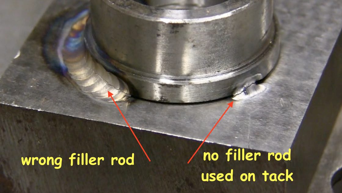 309 Tig Rod for Welding Stainless to High Strength Steel