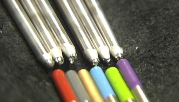 Tungsten Electrode Color Chart