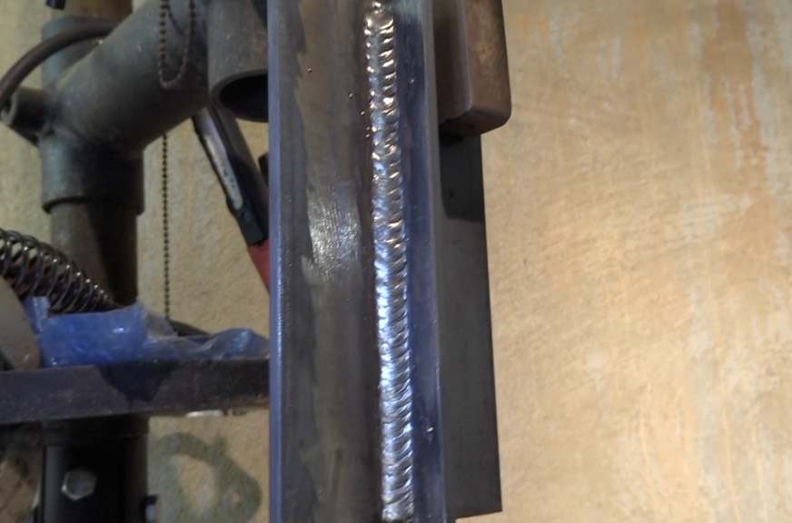 7018 Uphill Fillet Weld