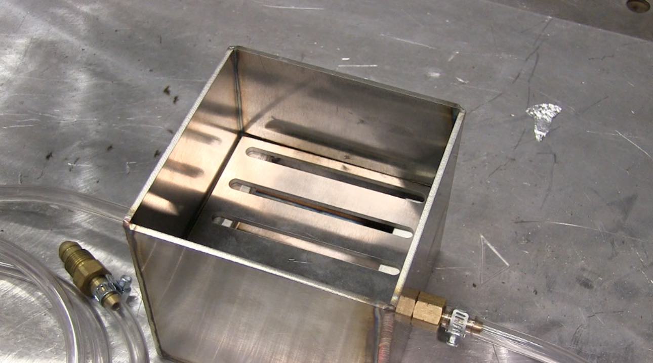 Tig Welding a Small parts in a Purge Box