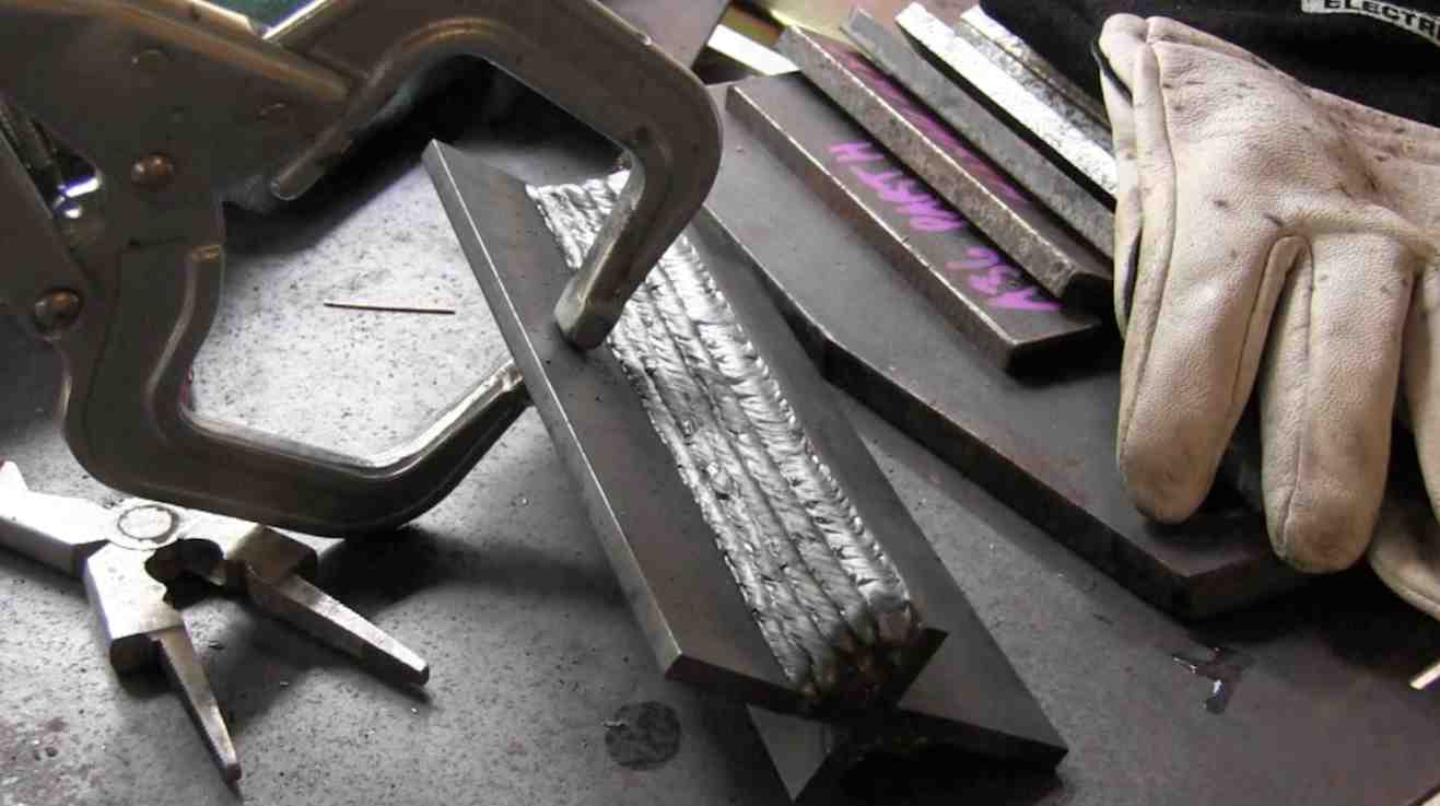 Mig Welding Overhead Multi pass Tee drill