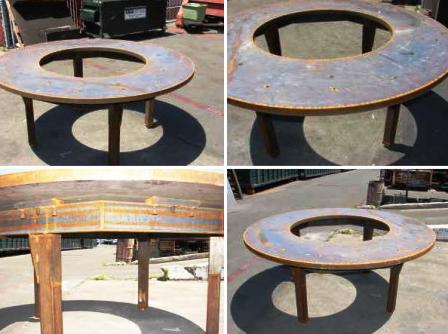 welding table round tables strong building parts craigslist weldingtipsandtricks