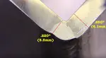 Video showing arc shots and Details of 7018 Uphill outside corner joint
