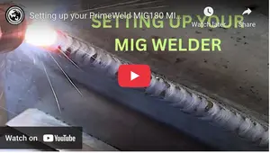 This Video on Mig Welding Basics shows how to set up a mig welder along with arc shots of what incorrect settings look like