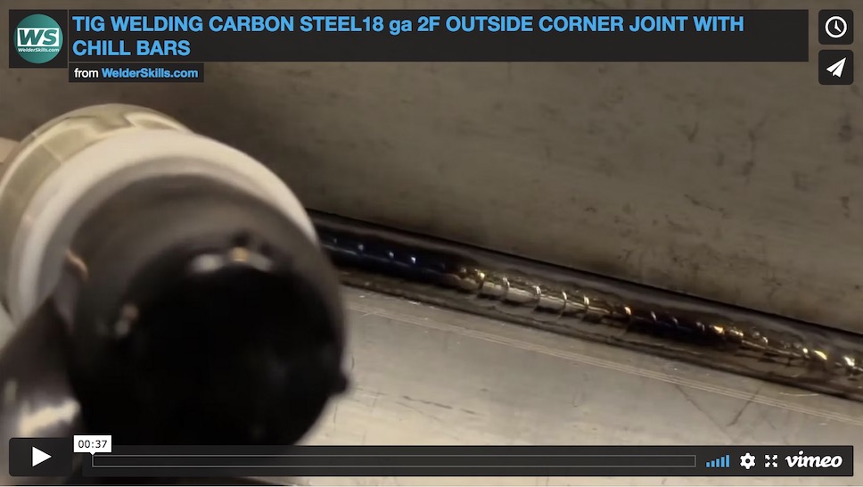 18ga tig carbon corner chill bars welderskills vimeo frame