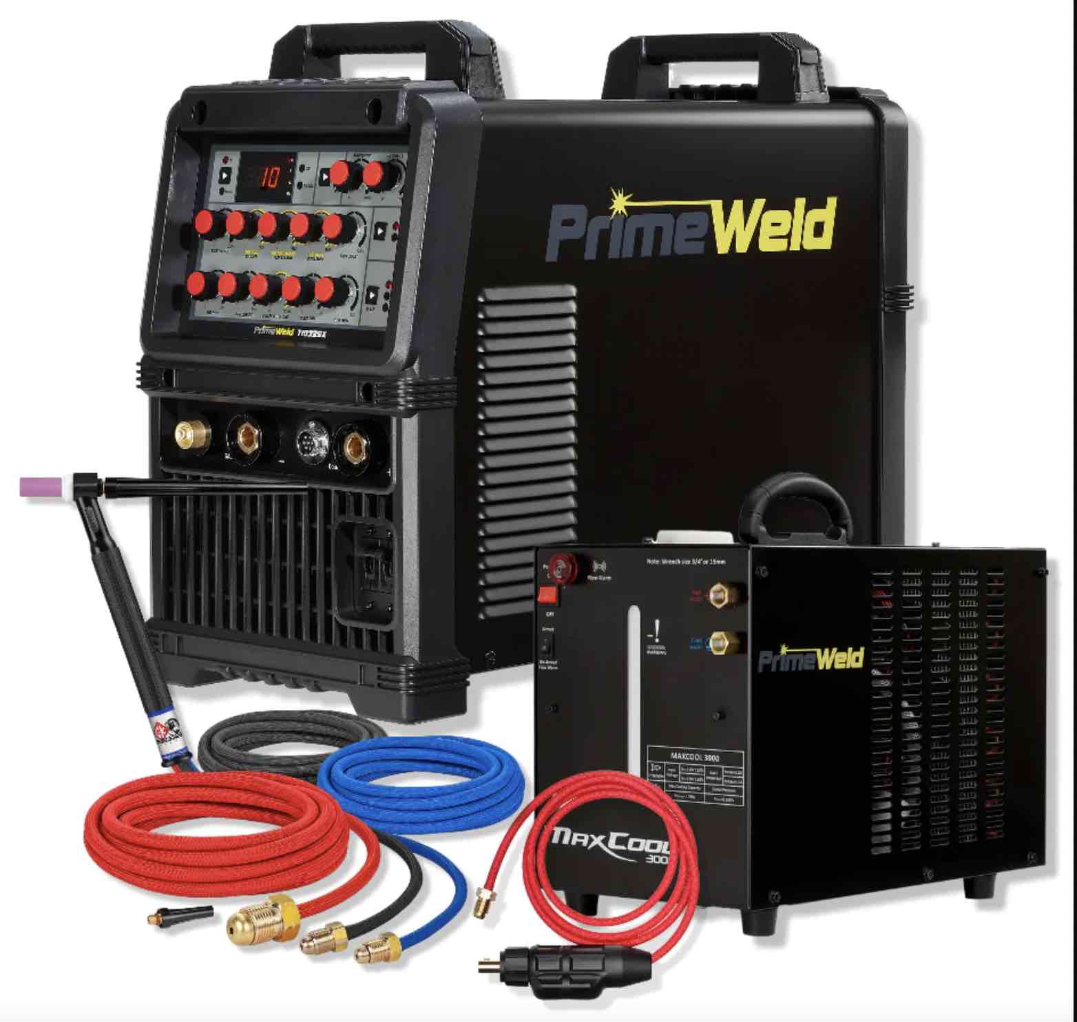 primeweld 325 package with cooler