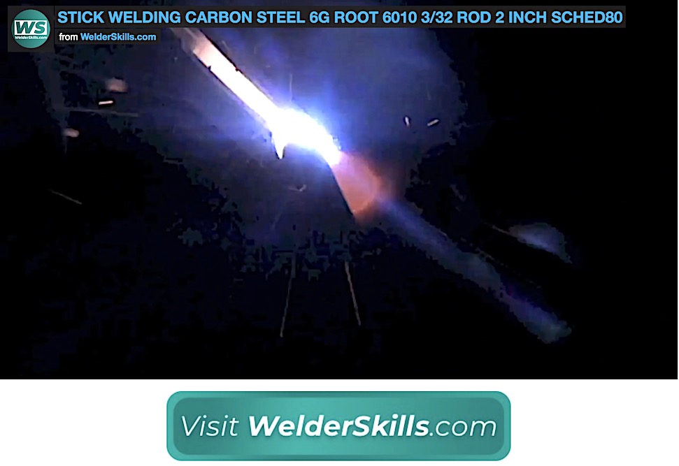 Stick Welding 6g 2 inch pipe schedule 80 6010 3/32"root pass settings