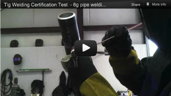 6g welding pipe test