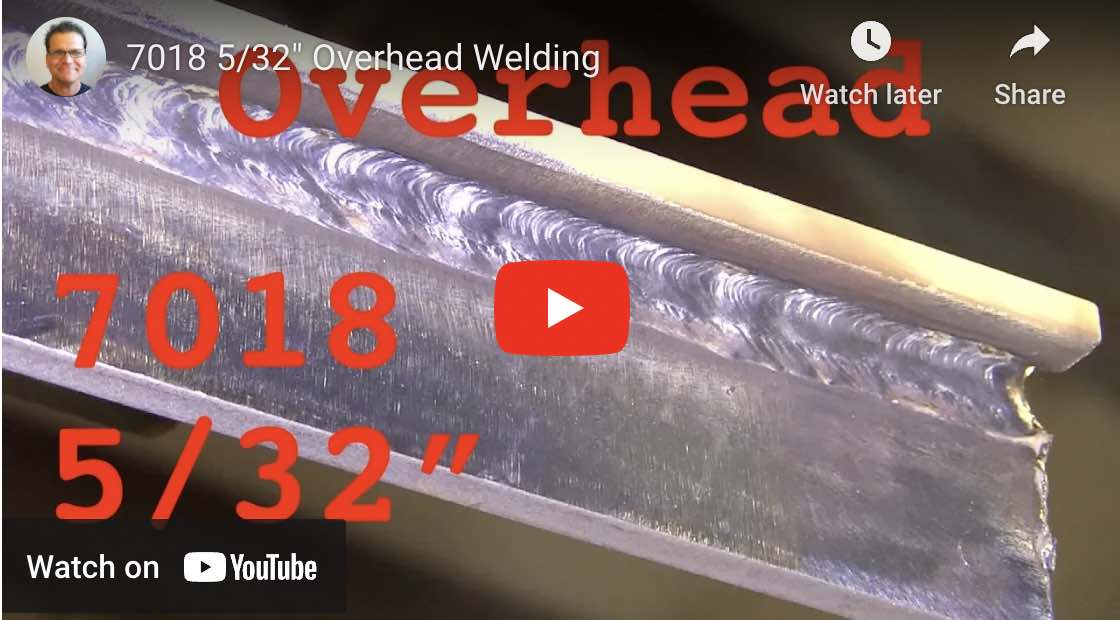 Stick Welding Overhead