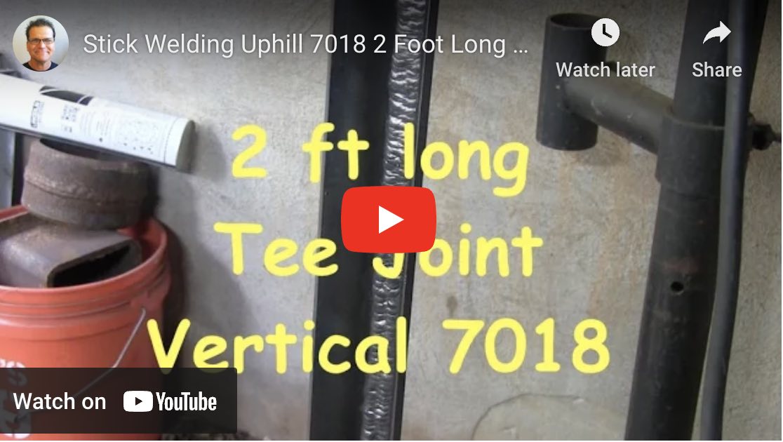 How to weld 7018 vertical