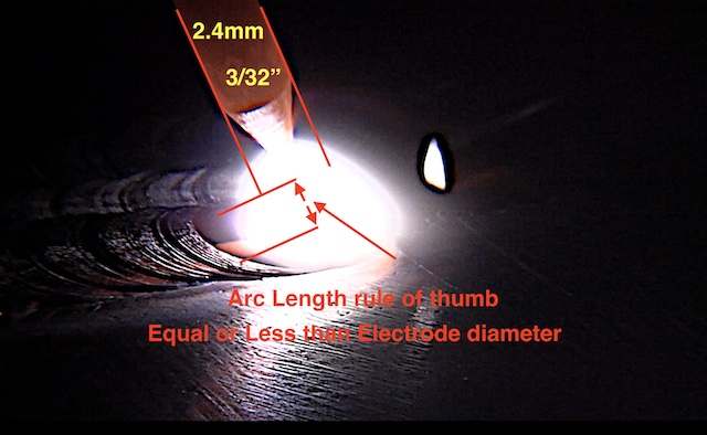 tig welding arc length tips tig arc length