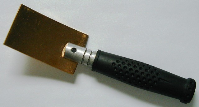 copper welding spoon
