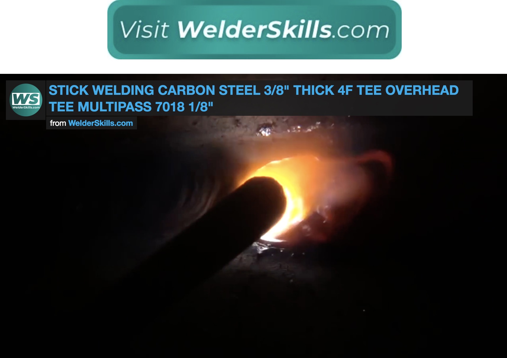 Stick Welding Carbon Steel 3/8" thick 4f tee multipass 7018 1/8"