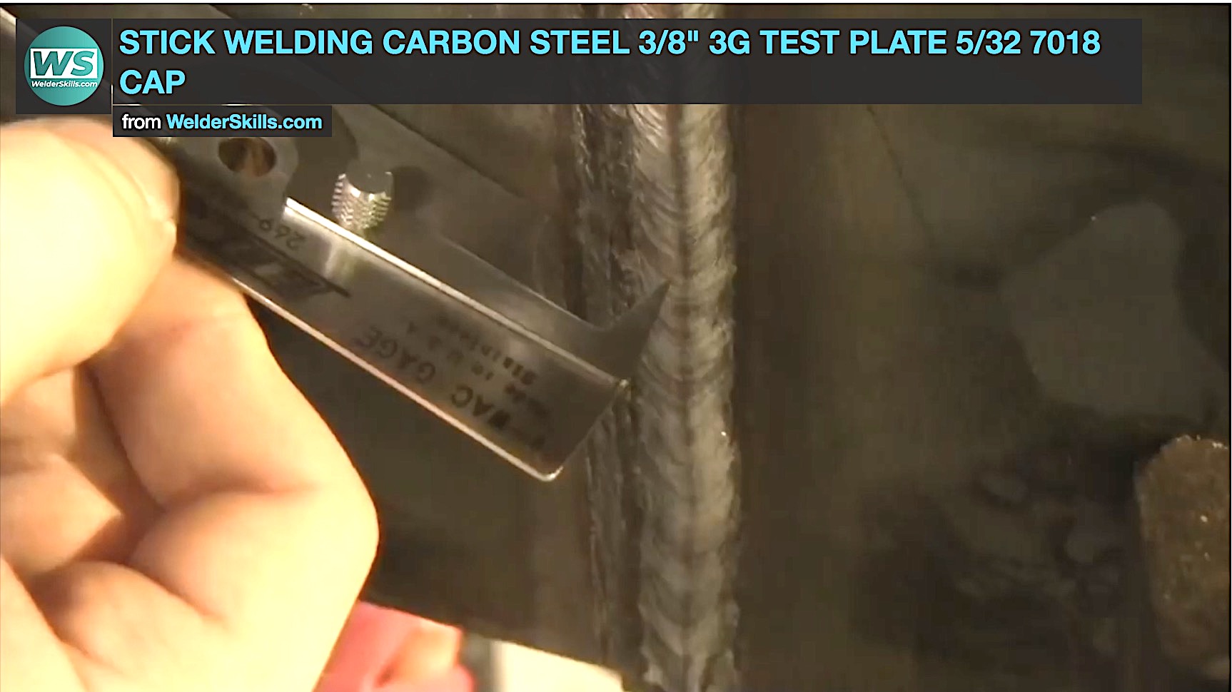 stick welding 3g test 5/32