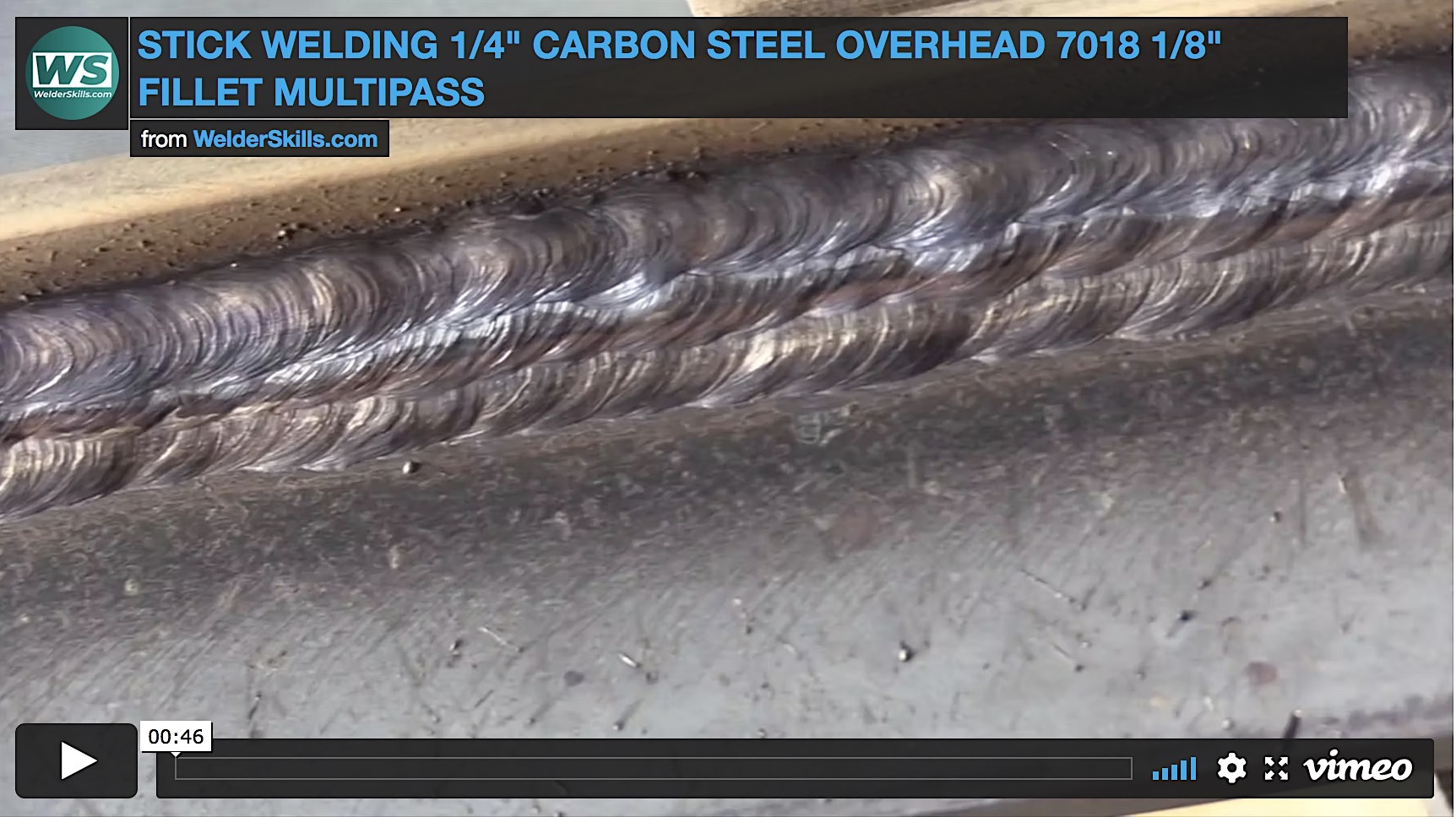 Stick Welding Carbon steel 1/4" thick with 7018 1/8" rods