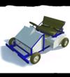 Computer rendering of Electric Go Kart