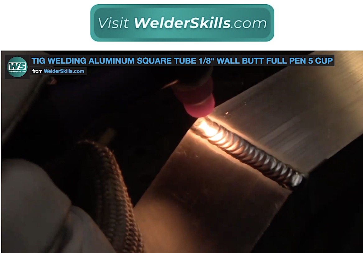 tig welding aluminum square tube