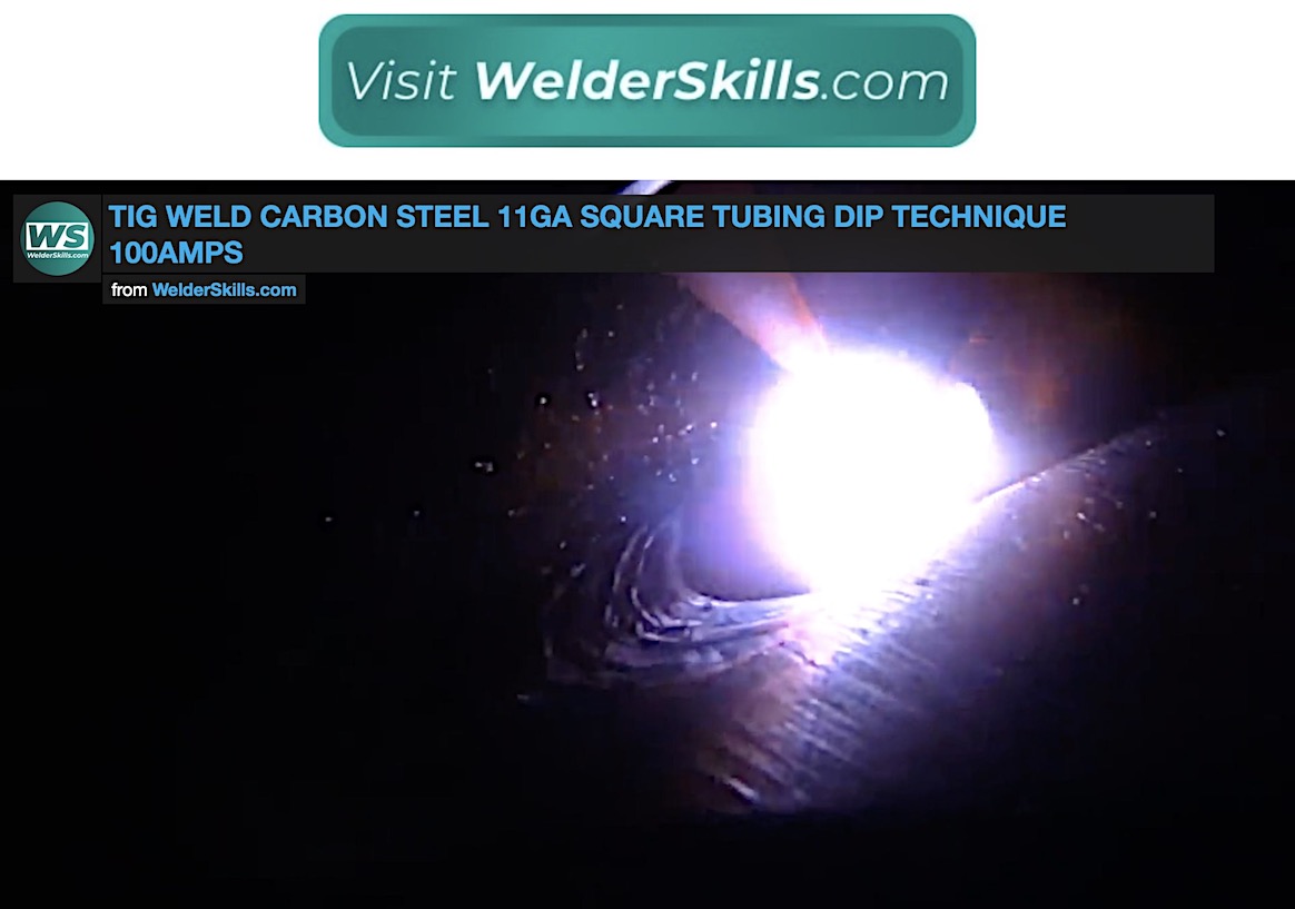 Tig Weld Carbon Steel square tubing 11ga 100amps