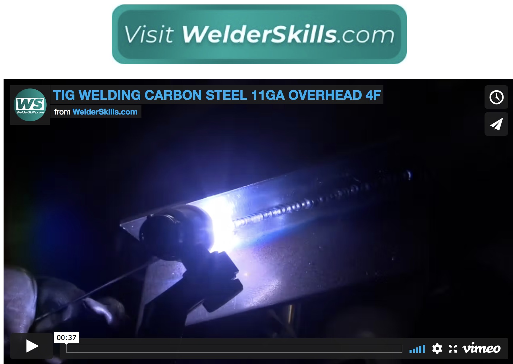 tig welding overhead