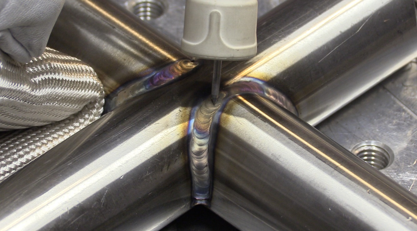 TIG welding with steel: