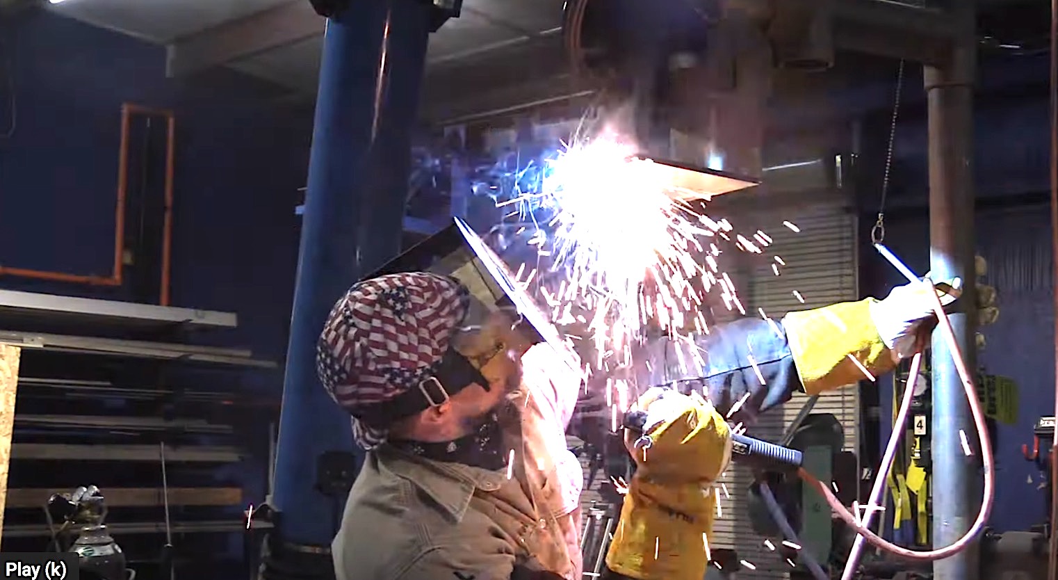 Stick Welding Overhead 3/8" test plate open root 6010 1/8" settings