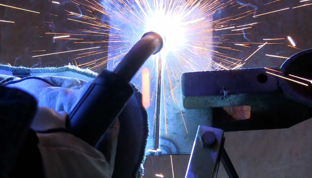 Mig Welding Downhill Roots