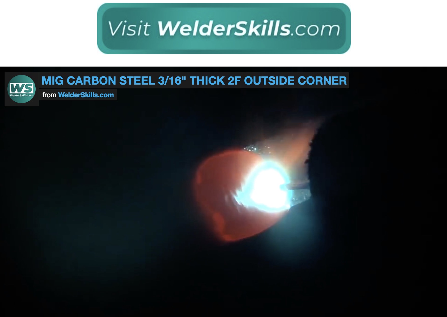 Mig Welding Carbon Steel 3/16" 2f outside corner joint settings