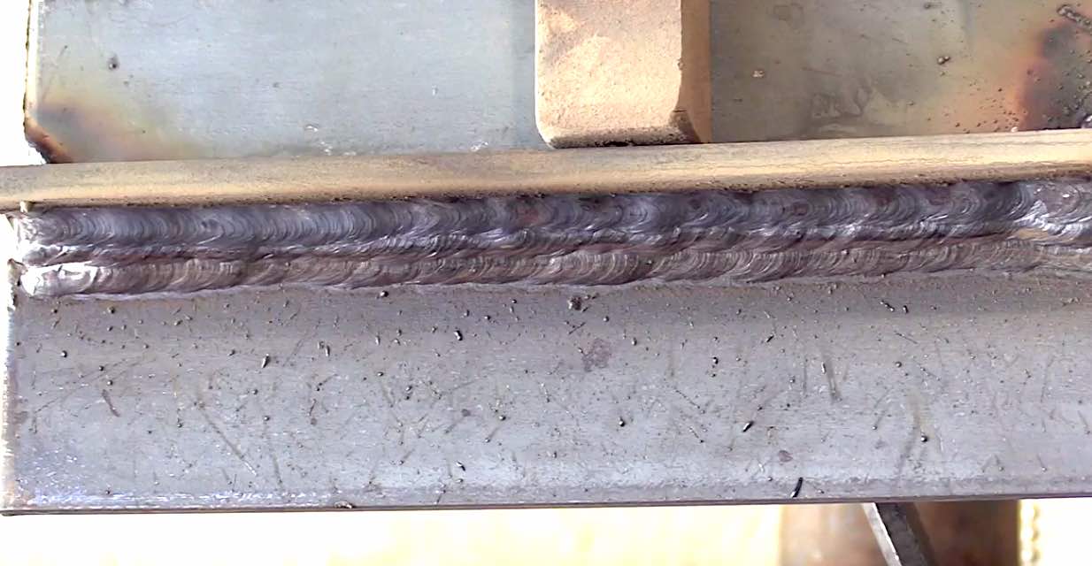 Stick Welding Overhead with 7018